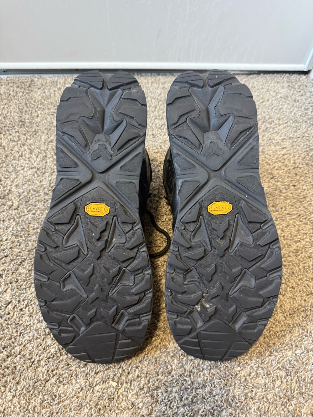 Hoka trail code size 14D Men's Trail Boots in Black and Dark Gray - Picture 5 of 7